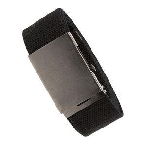 Duke Mens D555 Edward Webbing Waist Belt / Black